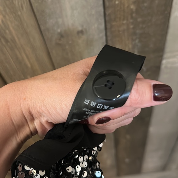 NWT Anthropologie Maeve The Colette Cropped Wide-Leg Sequin Pants - Picture 12 of 14